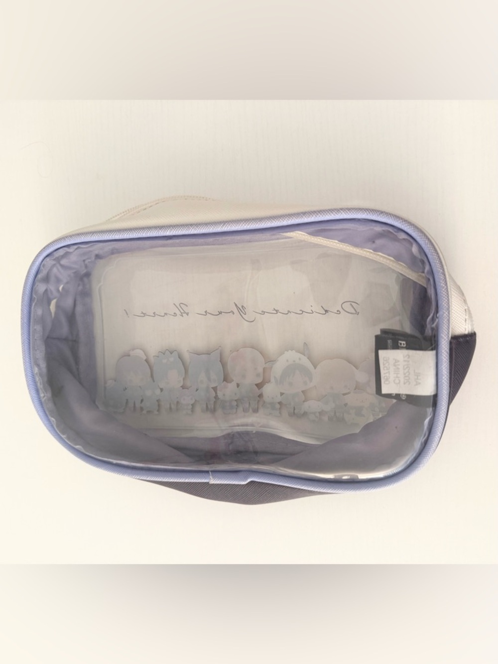 Anime official collectible attack on titan x sanrio makeup zipper bag / pouch - Picture 2 of 3